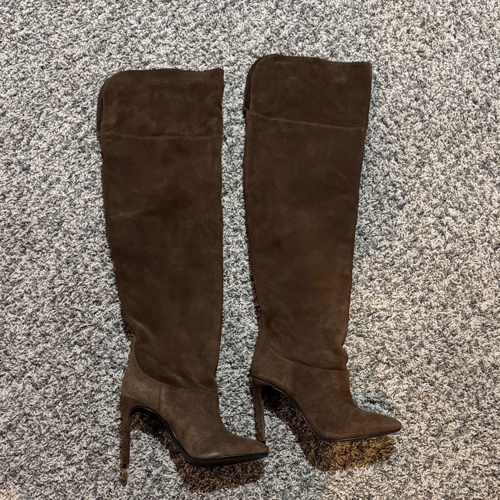 House of Harlow Elegant Brown Over-the-Knee Boots
